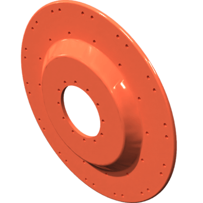 Pièces agricoles - Pièce divers - Rotor coverpl. soudé ri le. -rotat 14arm Kverneland origine