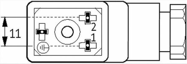 Pièces agricoles - Electricité - Fiche valve type BI