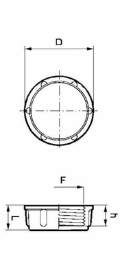 Pièces agricoles - Pièce Pulvérisateur - Bouchon femelle 1 1/4"