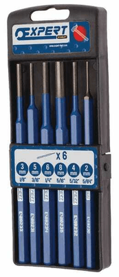 Outils - Outils divers - Jeu 6 chasse-goupilles 2-8mm