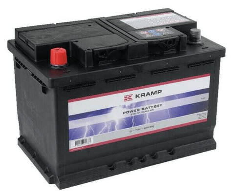Pièces agricoles - Eclairage - Batterie 12V 70Ah 640A Kramp