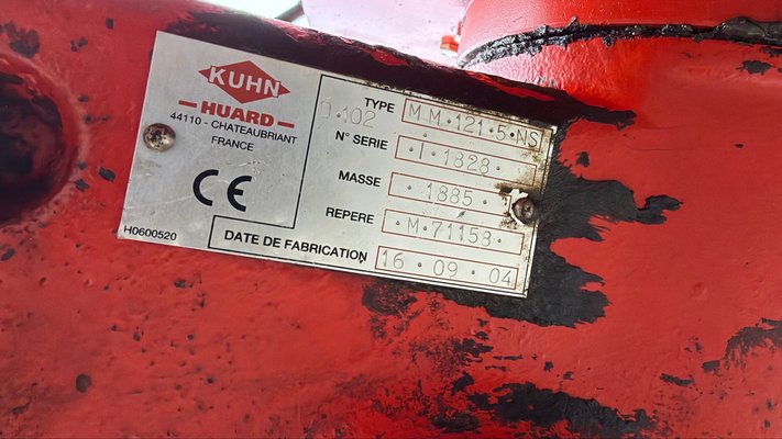 Charrue Kuhn multimaster 121