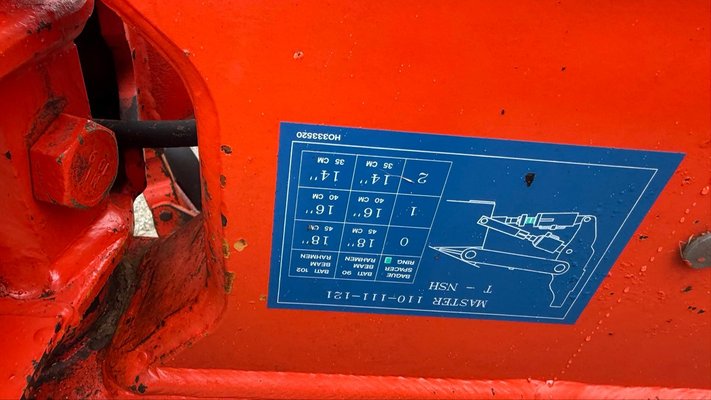 Charrue Kuhn multimaster 121