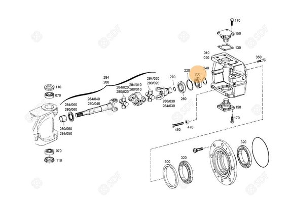 Pièces agricoles - Roulements - ROULEMENT A BILLES Deutz-Fahr origine