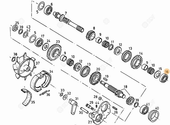 Pièces agricoles - Roulements - ROULEMENT Deutz-Fahr origine