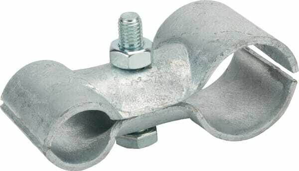 Pièces agricoles - Cloture,Jardin & Sylviculture - Collier double 1¼" x 3/4"