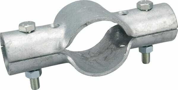 Pièces agricoles - Cloture,Jardin & Sylviculture - Double collier en T 1" 1/2 x 2" 1/2 x 1" 1/2
