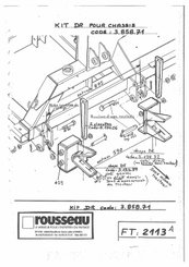 Pièces agricoles - Pièce divers - KIT DR POUR CHASSIS