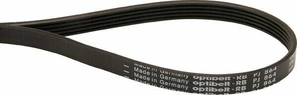 Pièces agricoles - Transmission - Courroie nervurée 5PJ864mm Optibelt