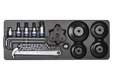 Module douilles tournevis 3/8 et 1/2 et clés mâles pour servante 24 p