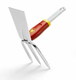 Serfouette 8 cm 3 dents + panne