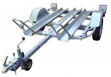 Materiels - Remorque voiture - PETIT CHASSIS SEUL 178x126 PTAC 500 kg partiellement démontée