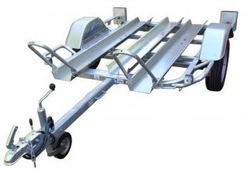Materiels - Remorque voiture - PETIT CHASSIS SEUL 178x126 PTAC 500 kg partiellement démontée