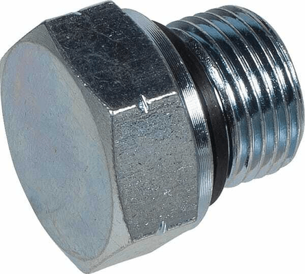 Pièces agricoles - Hydraulique - Bouchon hexagonal + joint 3/8"