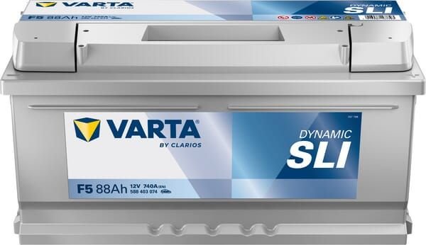 Pièces agricoles - Eclairage - Battery 12V 88Ah 740A F5 VARTA Dynamic SLI
