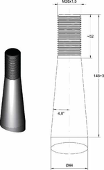 Pièces agricoles - Fenaison & élevage - Dent de chargeur 44x1100 M28