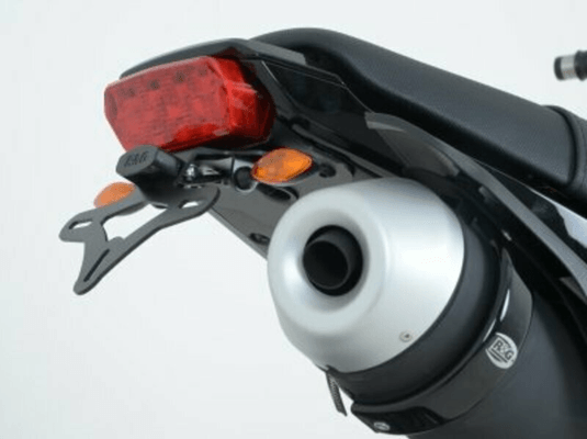 Pièces Quad & Motos - Equipement véhicule - Support de plaque R&G RACING noir pour micro clignotants Honda MSX125