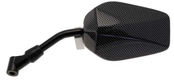 Rétroviseur V PARTS F1 universel M8/125 - aspect carbone
