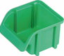 Boîte de rangement 100x115x75mm, capacité 0,46l, polypropylène vert, Linbin no.1 de Hünersdorff