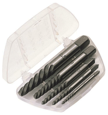 Pièces Quad & Motos - Outillage - Coffret extracteur de vis DRAPER acier carbone 5 pcs 3 à 18mm
