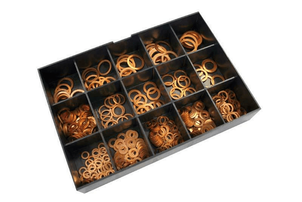 Pièces Quad & Motos - Outillage - Coffret rondelles cuivre BIHR 400 pièces