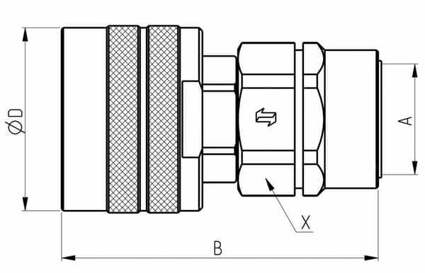 Pièces agricoles - Hydraulique - Raccord rapide