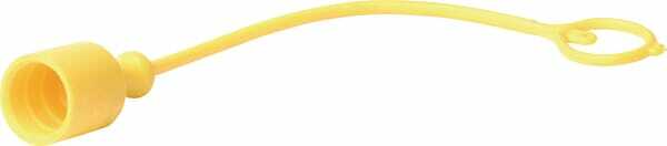Pièces agricoles - Hydraulique - Bouchon jaune pour mâle NV 1/2