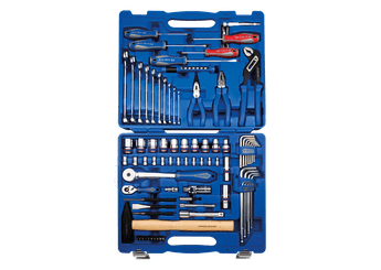 Outils - Outils divers - Coffret de douilles 1/2" 1/4" + accessoires - 81 pièces
