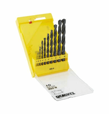 Outils - Outils divers - Coffret de 10 forets métal HSS R