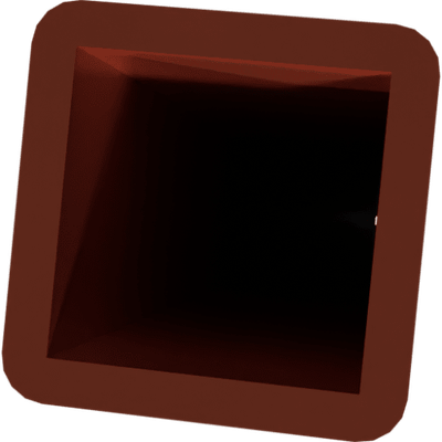 Pièces agricoles - Pièce divers - tube carré f. herse 3956mm -peint-