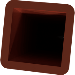 Pièces agricoles - Pièce divers - tube carré f. herse 3956mm -peint-