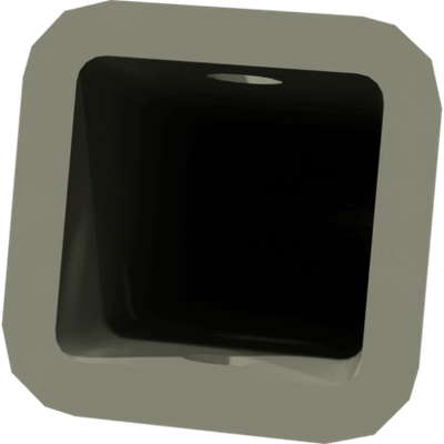 Pièces agricoles - Pièce divers - tube carrée 30x30x3x2500 ennuyé
