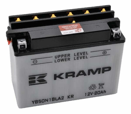 Pièces agricoles - Eclairage - Batterie 12V 20Ah 265A avec pack d'acide Kramp