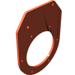 Pièces agricoles - Pièce divers - support hydr. ventilateur -peint-