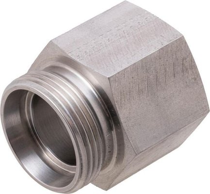 Pièces agricoles - Hydraulique - Raccord à filetage femelle 28L x 1" BSP SS