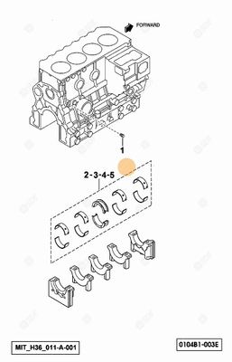 Pièces agricoles - Pieces moteur - SEMIBRONZINA BANCO Deutz-Fahr origine