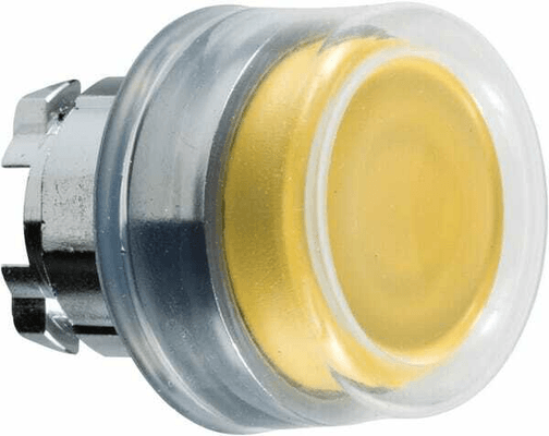 Pièces agricoles - Electricité - Bouton poussoir, caout., jaune