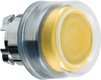 Bouton poussoir, caout., jaune