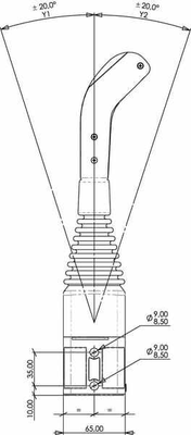 Pièces agricoles - Hydraulique - Joystick sans boutons