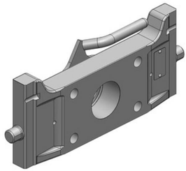 Pièces agricoles - Tracteur pièce adaptable - Plaque adapt. 335 mm H150