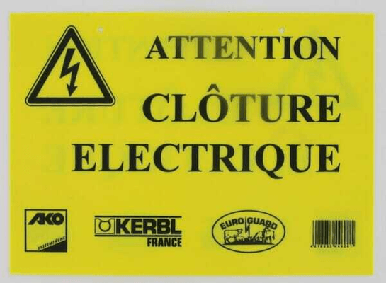Pièces agricoles - Cloture,Jardin & Sylviculture - Plaquette "Clôture électrique"