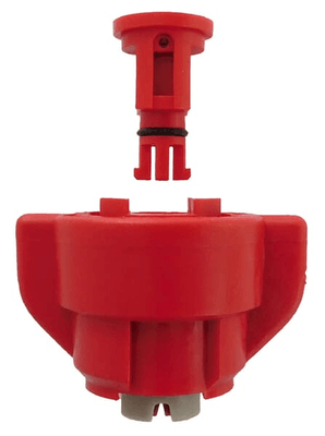Pièces agricoles - Pièce Pulvérisateur - Buse d'injection d'air TD 60° 04 rouge/gris céramique Agrotop
