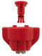 Buse d'injection d'air TD 60° 04 rouge/gris céramique Agrotop