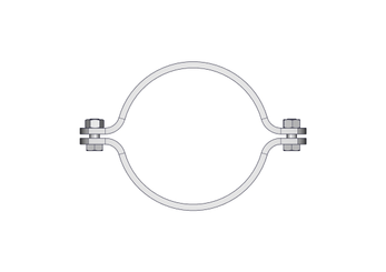 Materiels - Accessoires 0Kg-5Kg - BRIDE DE MAINTIEN D.140MM POUR FOURREAU TREFLE