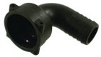 Raccord de tuyau 90° 75 mm avec connexion femelle T9