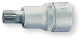 Douille 1/2" XZN 12 pans long.85 mm 55 mm Ø18 (par 1)
