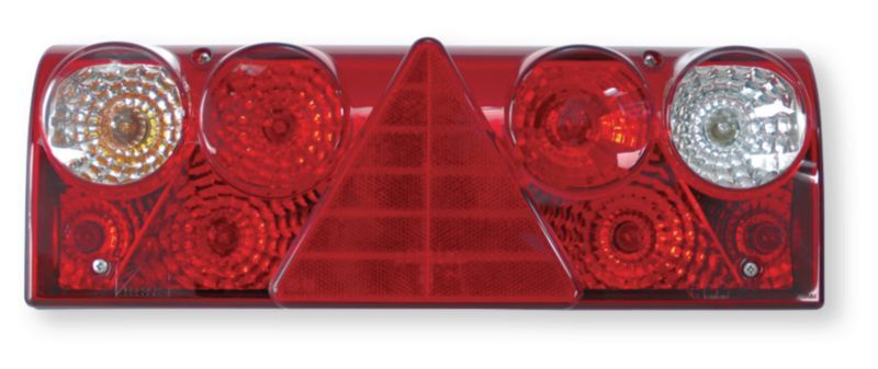 Automobile - Consommables et accessoires auto. - Feu arrière droit multifonctions avec catadioptre triangulaire type Europoint II,fonction clignotant BA15S 21W, Stop BA15S 21W,
