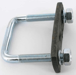 Pièces agricoles - Travail du sol - Etrier en U Ø10mm 55x85