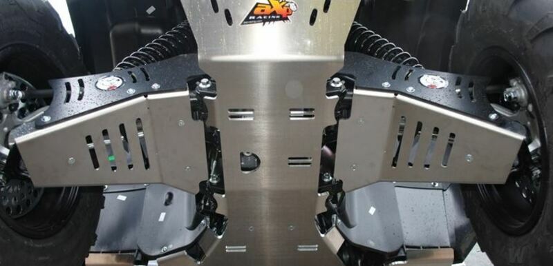 Pièces Quad & Motos - Equipement véhicule - Protection de triangle avant AXP - aluminium 4mm Yamaha YFM Grizzly