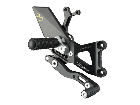 Pièces Quad & Motos - Equipement véhicule - Commandes reculées réglables LIGHTECH fixes - sélection standard/inversée